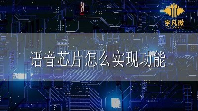 語音芯片怎么實現(xiàn)功能