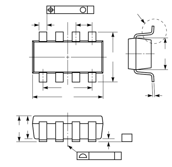 SOT23-8封裝尺寸圖詳細(xì)介紹